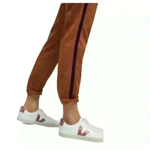 Chino by Anthropologie relaxed velvet striped pants tan size 25 - Picture 3 of 11